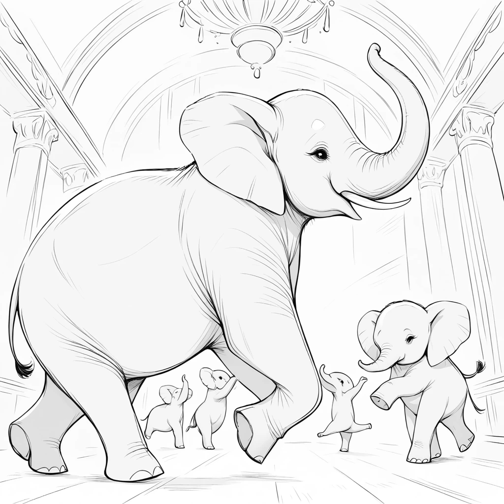 Eli elephant Coloring Book-coloring bok