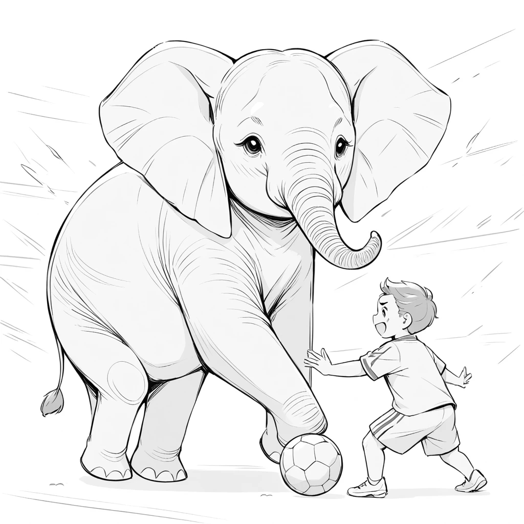 Eli elephant Coloring Book-coloring bok