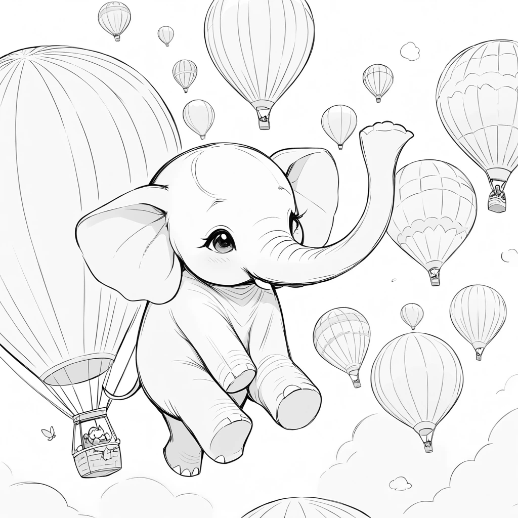 Eli elephant Coloring Book-coloring bok